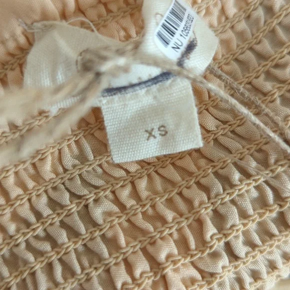 NWT Anthropologie Let Me Be Elegant One-Shoulder Black and Cream Maxi Dress - Picture 8 of 8